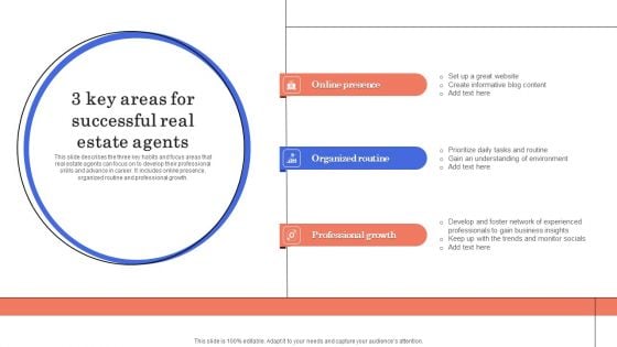 3 Key Areas For Successful Real Estate Agents Designs PDF