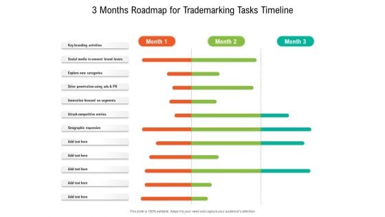 3 Months Roadmap For Trademarking Tasks Timeline Ideas