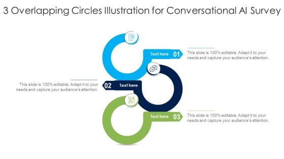 3 Overlapping Circles Illustration For Conversational AI Survey Ppt PowerPoint Presentation File Slideshow PDF 3 Overlapping Circles Illustration For Conversational AI Survey Ppt PowerPoint Presentation File Slideshow PDF