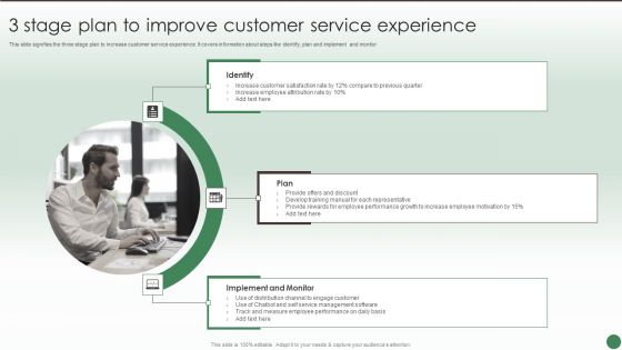 3 Stage Plan To Improve Customer Service Experience Ppt Gallery Graphics PDF 3 Stage Plan To Improve Customer Service Experience Ppt Gallery Graphics PDF