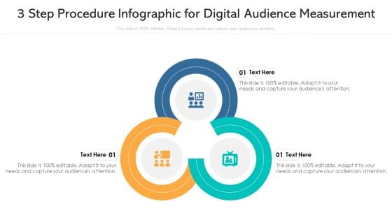3 Step Procedure Infographic For Digital Audience Measurement Ppt PowerPoint Presentation Gallery Designs PDF 3 Step Procedure Infographic For Digital Audience Measurement Ppt PowerPoint Presentation Gallery Designs PDF