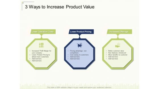 3 Ways To Increase Product Value Ppt Model Topics PDF