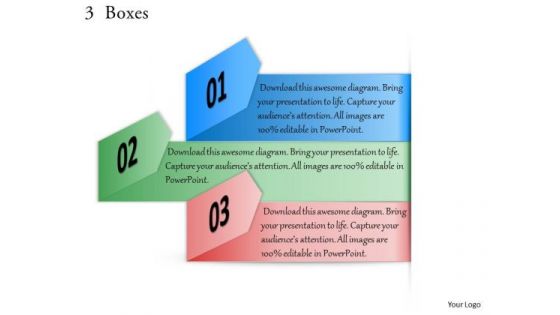 3 Boxes PowerPoint Presentation Template 3 Boxes PowerPoint Presentation Template
