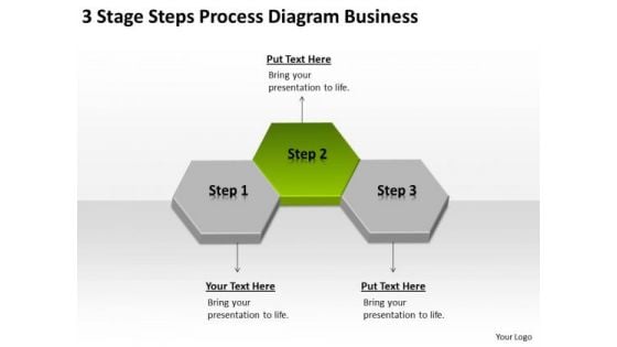 3 Stage Steps Process Diagram Business Ppt Plans PowerPoint Slides