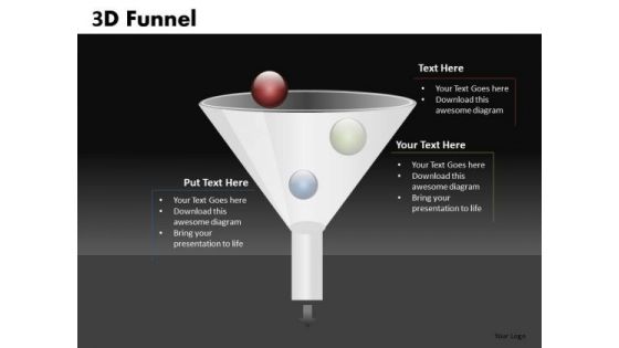 3 Stages Customer Sales Funnel PowerPoint Templates Ppt Slides