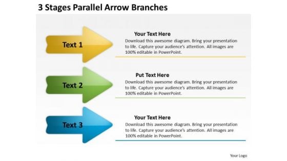 3 Stages Parallel Arrow Branches Buy Business Plan PowerPoint Templates 3 Stages Parallel Arrow Branches Buy Business Plan PowerPoint Templates