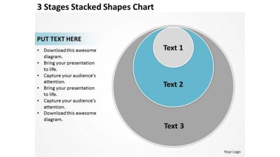3 Stages Stacked Shapes Chart Simple Business Plan PowerPoint Slides 3 Stages Stacked Shapes Chart Simple Business Plan PowerPoint Slides