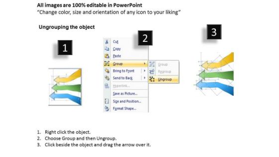 3 Step Sequence Diagram Parallel Processing Record Label Business Plan PowerPoint Templates Slide02
