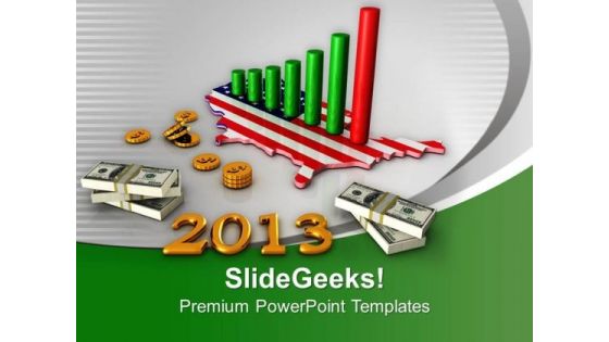 3d American Business Chart 2013 PowerPoint Templates Ppt Backgrounds For Slides 0113