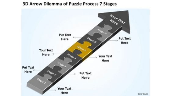 3d Arrow Dilemma Of Puzzle Process 7 Stages Preparing Business Plan PowerPoint Slides 3d Arrow Dilemma Of Puzzle Process 7 Stages Preparing Business Plan PowerPoint Slides