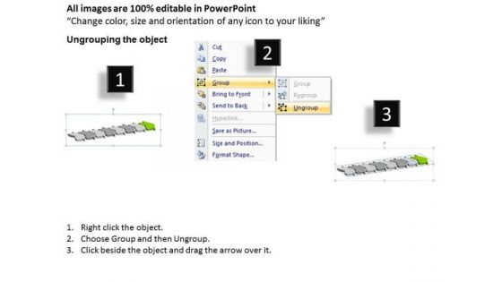3d Arrows Depicting 8 Concepts Ppt Electrical Design PowerPoint Templates