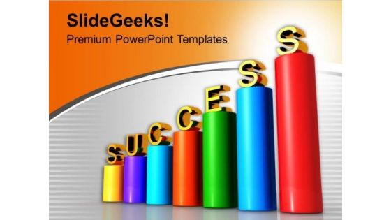 3d Business Success Bar Graph PowerPoint Templates Ppt Backgrounds For Slides 0213