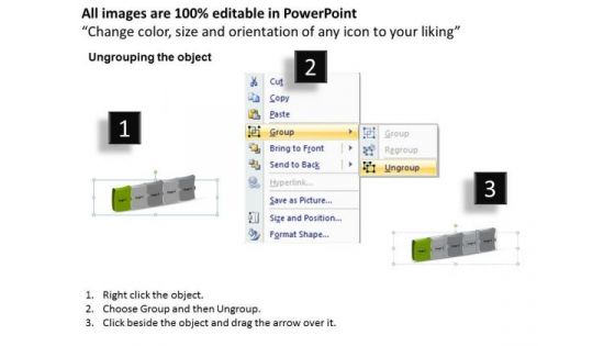 3d Consecutive Flow Process 5 Concepts Tech Support Chart PowerPoint Slides