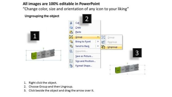 3d Consecutive Flow Process 5 Concepts Tech Support Chart PowerPoint Slides Slide02