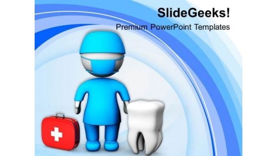 3d Dental Image Of Doctor PowerPoint Templates Ppt Backgrounds For Slides 0813