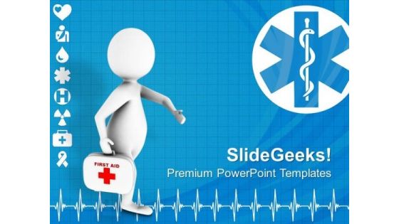 3d Doctor Medical Theme PowerPoint Templates Ppt Backgrounds For Slides 0413