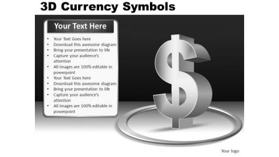 3d Dollar Symbol PowerPoint