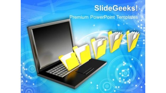 3d File Sharing Business PowerPoint Templates And PowerPoint Themes 1012