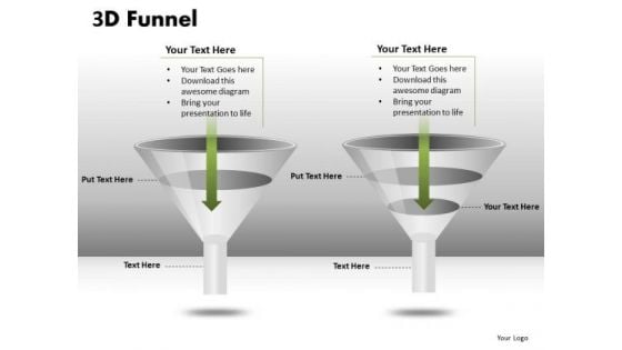 3d Funnel PowerPoint Diagram Slides Ppt Templates