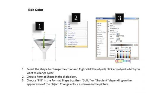 3d Funnel PowerPoint Diagram Slides Ppt Templates