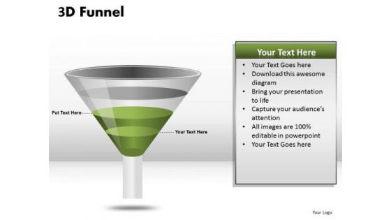 3d Funnel PowerPoint Slides Funnel Diagram Ppt Templates