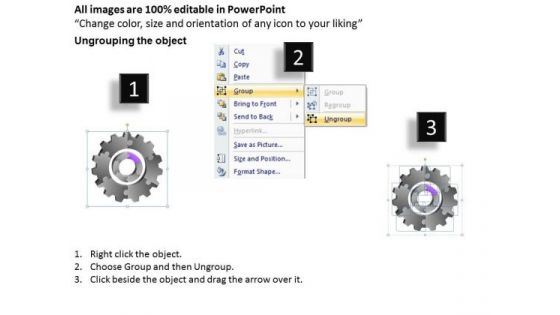 3d Gears Chart 6 Stages Process Flow Ppt Template Of Business Plan PowerPoint Templates