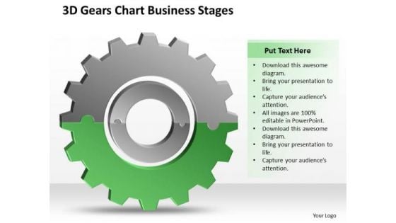 3d Gears Chart Business Stages Ppt Strategic Plans PowerPoint Templates