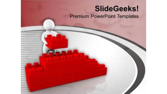 3d Human Arranging Cube Puzzle PowerPoint Templates Ppt Backgrounds For Slides 0713