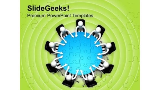 3d Human Character Person At Round Table PowerPoint Templates Ppt Backgrounds For Slides 0213 3d Human Character Person At Round Table PowerPoint Templates Ppt Backgrounds For Slides 0213