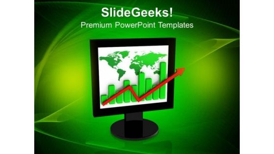 3d Illustration Of Business Success Chart With Arrow PowerPoint Templates And PowerPoint Themes 0912 3d Illustration Of Business Success Chart With Arrow PowerPoint Templates And PowerPoint Themes 0912