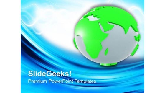 3d Illustration Of Globe Geography PowerPoint Templates Ppt Backgrounds For Slides 0513
