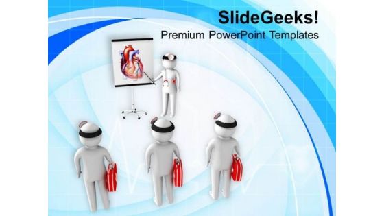 3d Illustration Of Medical Students PowerPoint Templates Ppt Backgrounds For Slides 0813