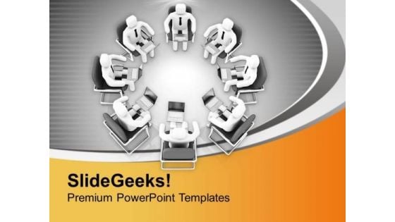 3d Image Of Business Meeting PowerPoint Templates Ppt Backgrounds For Slides 0713