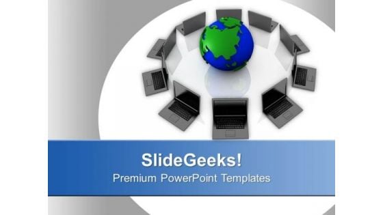 3d Image Of Computer Networks PowerPoint Templates Ppt Backgrounds For Slides 0713