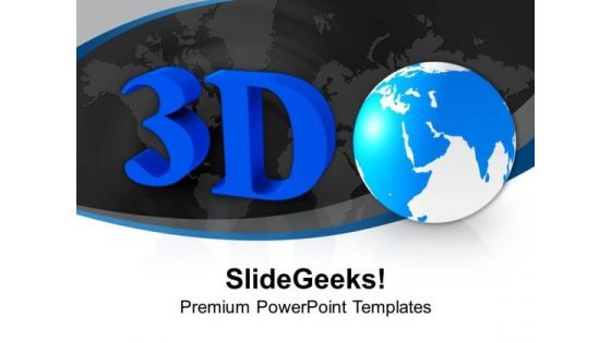 3d Image Of Globe PowerPoint Templates Ppt Backgrounds For Slides 0213