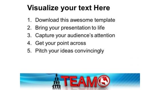 3d Image Of Team Concept PowerPoint Templates Ppt Backgrounds For Slides 0113