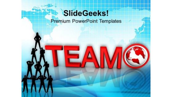 3d Image Of Team Concept PowerPoint Templates Ppt Backgrounds For Slides 0113
