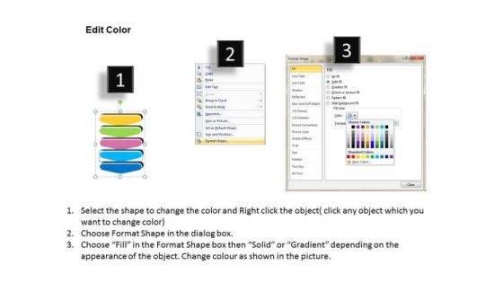 3d Linear Flow Visual Representation Business Tech Support PowerPoint Slides Slide03