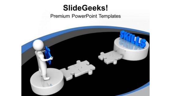 3d Man And Skills PowerPoint Templates Ppt Backgrounds For Slides 0213