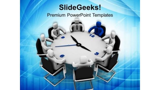 3d Man Business Conference Meeting Leadership PowerPoint Templates Ppt Backgrounds For Slides 0313