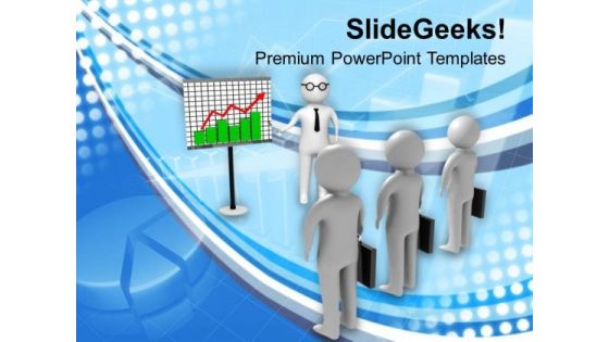 3d Man Business Meeting PowerPoint Templates Ppt Backgrounds For Slides 0513