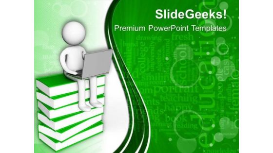 3d Man Change In Technology PowerPoint Templates Ppt Backgrounds For Slides 0413