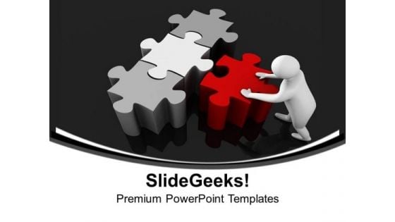 3d Man Finding Solution Puzzles Jigsaws PowerPoint Templates Ppt Backgrounds For Slides 1112 3d Man Finding Solution Puzzles Jigsaws PowerPoint Templates Ppt Backgrounds For Slides 1112