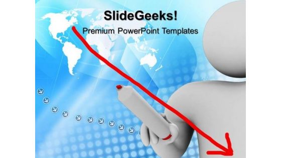 3d Man Global Business PowerPoint Templates And PowerPoint Themes 1012
