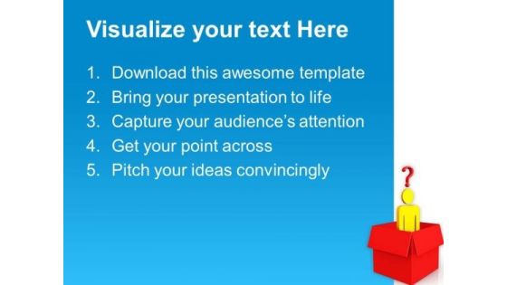 3d Man In Open Box PowerPoint Templates Ppt Backgrounds For Slides 0713 Slide02