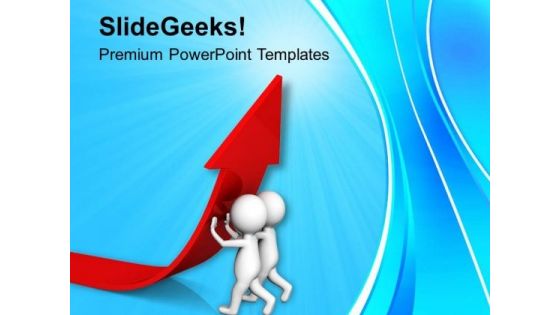 3d Man Lifting Red Arrow PowerPoint Templates Ppt Backgrounds For Slides 0813 3d Man Lifting Red Arrow PowerPoint Templates Ppt Backgrounds For Slides 0813