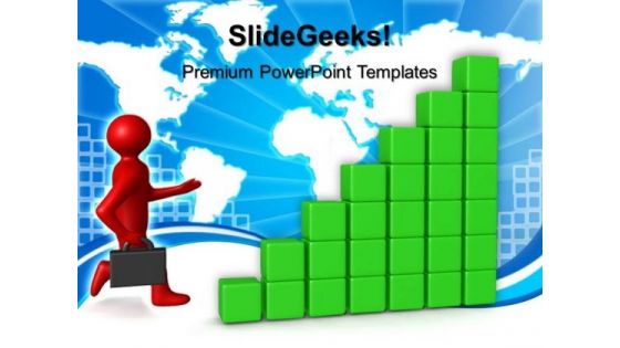 3d Man Run Towards Profit Global PowerPoint Templates And PowerPoint Themes 0512