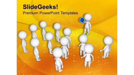 3d Man Speaking In Megaphone PowerPoint Templates Ppt Backgrounds For Slides 0813 3d Man Speaking In Megaphone PowerPoint Templates Ppt Backgrounds For Slides 0813