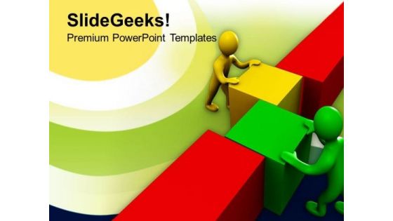 3d Man Teamwork Business PowerPoint Templates Ppt Backgrounds For Slides 0413