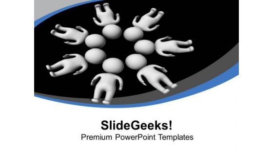 3d Man Together Teamwork Success PowerPoint Templates Ppt Backgrounds For Slides 1112